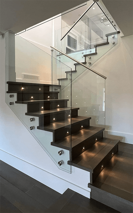Interior Railing Glass project