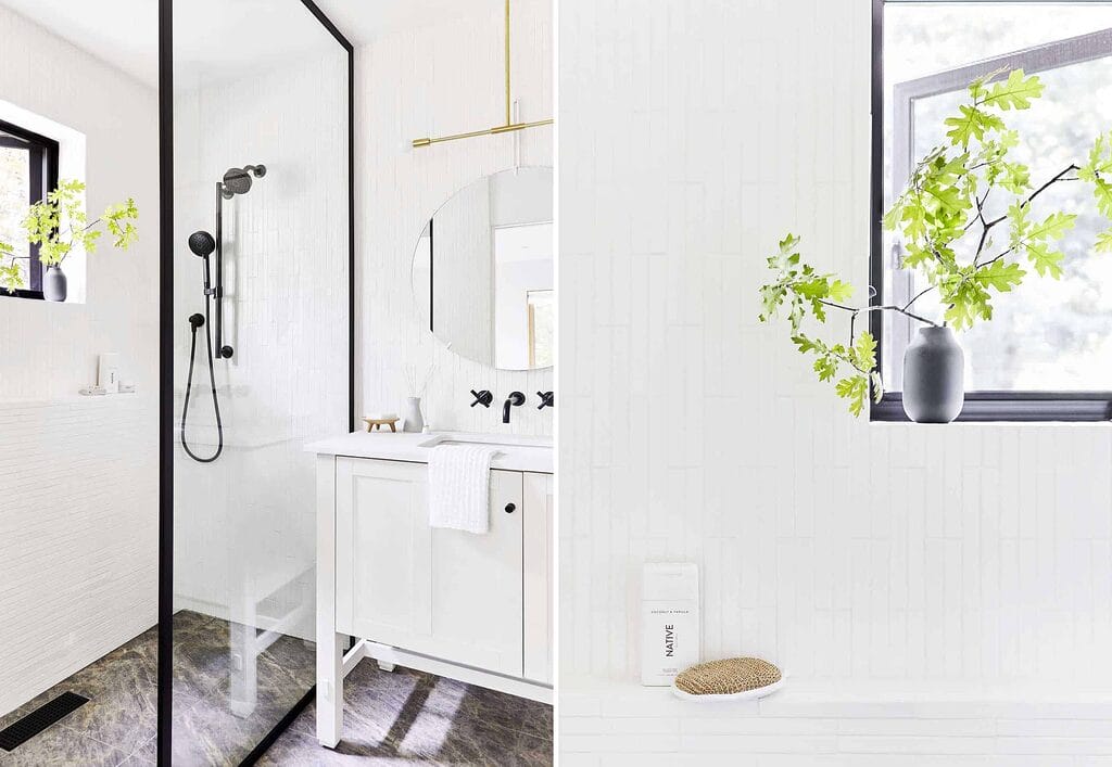 shower glass door port moory