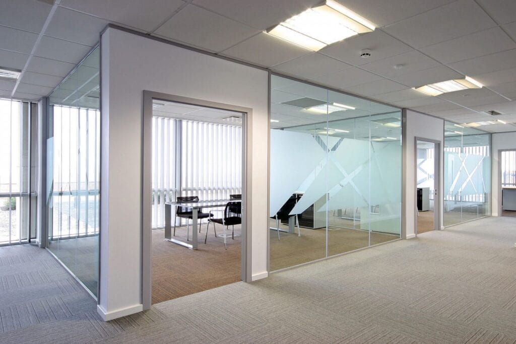 Glass partition Wall in Coquitlam