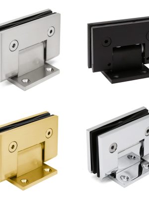 90 Degree Wall to Glass Short Back Plate Shower Door Hinge